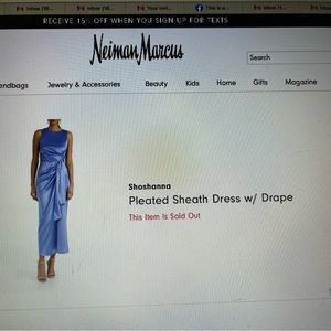 Shoshanna sheath dress size 4. worn once.